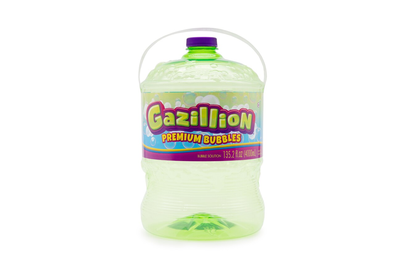 Gazillion Bubbles 4 Liter Solution - Huge 4 Liter Bottle of Premium Gazillion Bubble Solution